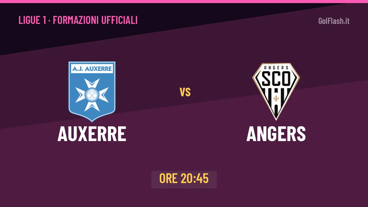 Auxerre-Angers: probabili formazioni, formazioni ufficiali e diretta