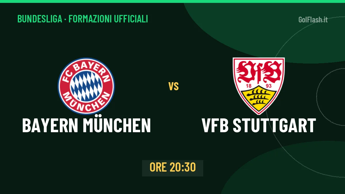 Bayern München-VfB Stuttgart: Kompany lancia Kane, le formazioni ufficiali