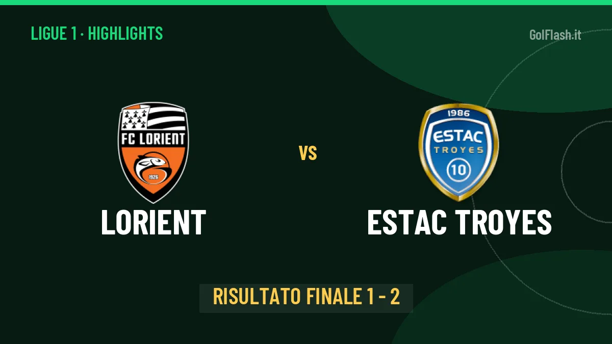 Lorient-Estac Troyes 1-2: highlights, video, azioni e gol del match