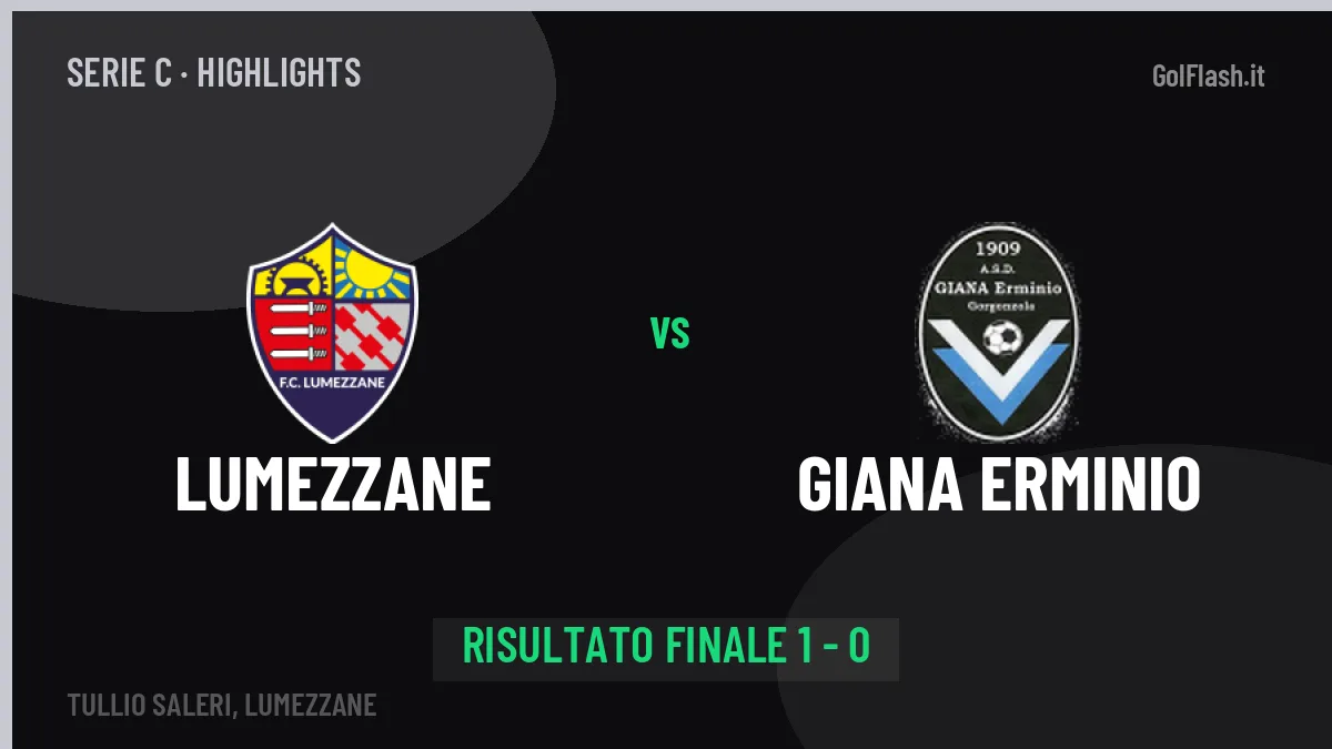 Lumezzane-Giana Erminio highlights: video, marcatori e statistiche