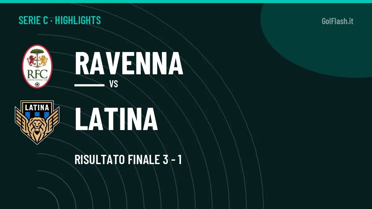 Video Ravenna-Latina: highlights e gol della partita di Serie C
