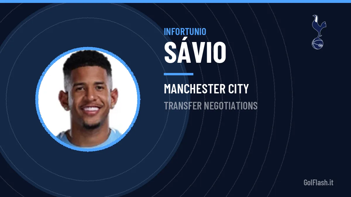 Manchester City, tegola Sávio: out per transfer negotiations