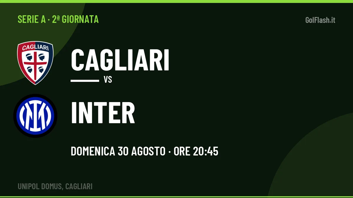 Cagliari-Inter, Serie A: probabili formazioni, quote e dove vedere la partita in TV e streaming