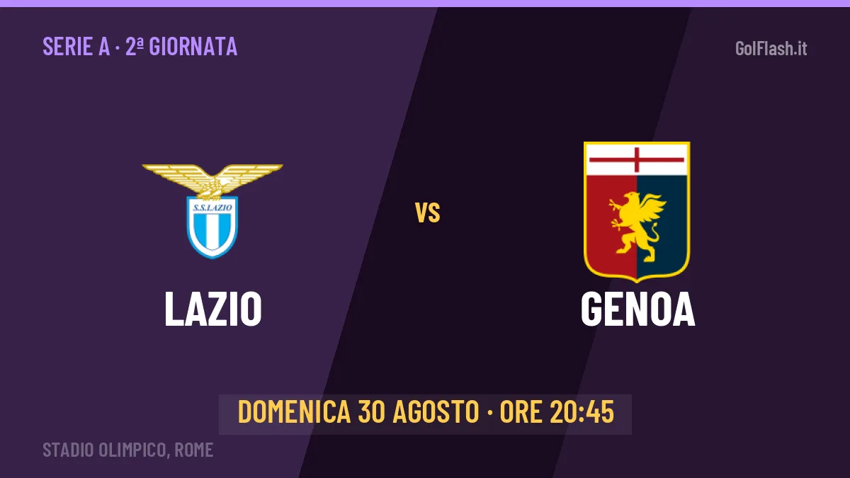 Lazio-Genoa, Serie A: probabili formazioni, quote e dove vedere la partita in TV e streaming