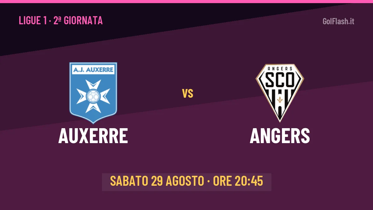 Auxerre-Angers in TV: a che ora si gioca, dove vederla e probabili formazioni