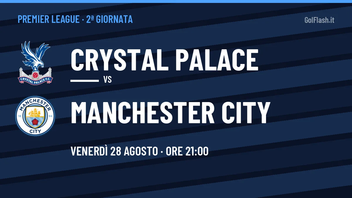 Quote Crystal Palace Manchester City e pronostico: cosa dicono i bookmaker e dove vederla