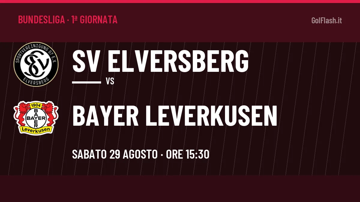 SV Elversberg-Bayer Leverkusen, Bundesliga: probabili formazioni, quote e dove vedere la partita in TV e streaming