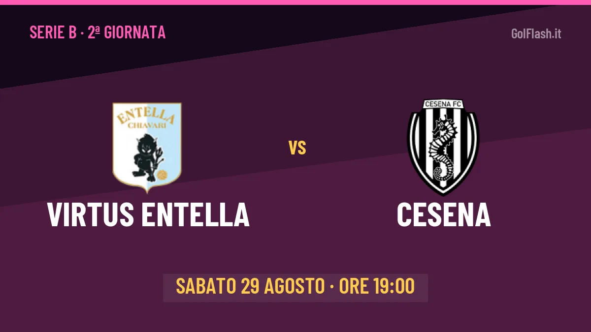 Virtus Entella-Cesena, Serie B: probabili formazioni, quote e dove vedere la partita in TV e streaming