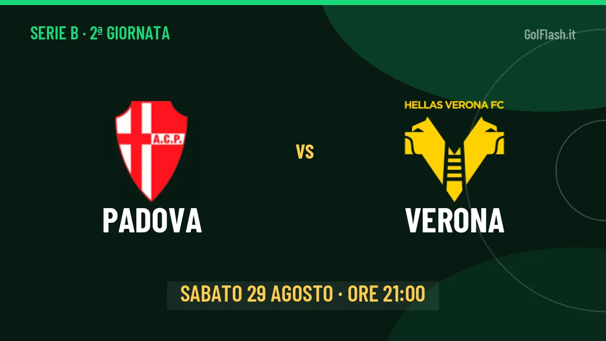 Padova Verona in streaming: dove vedere la partita, orario e probabili formazioni