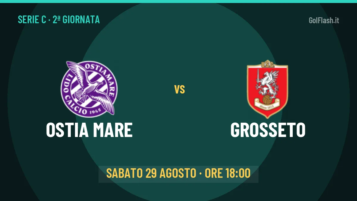 Ostia Mare-Grosseto in TV: a che ora si gioca, dove vederla e probabili formazioni