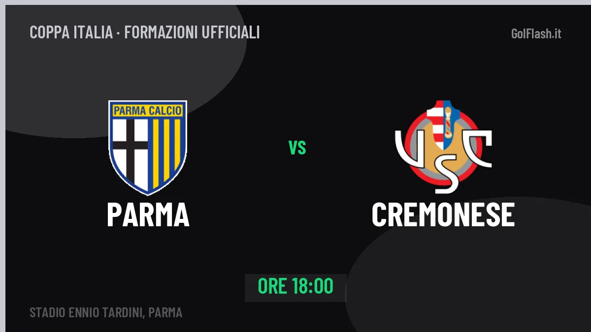 Parma-Cremonese: le formazioni ufficiali e dove vedere la partita