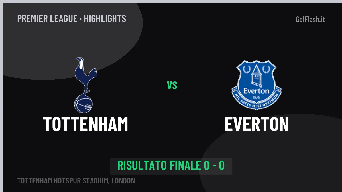Tottenham-Everton, sintesi e gol: gli highlights di Premier League