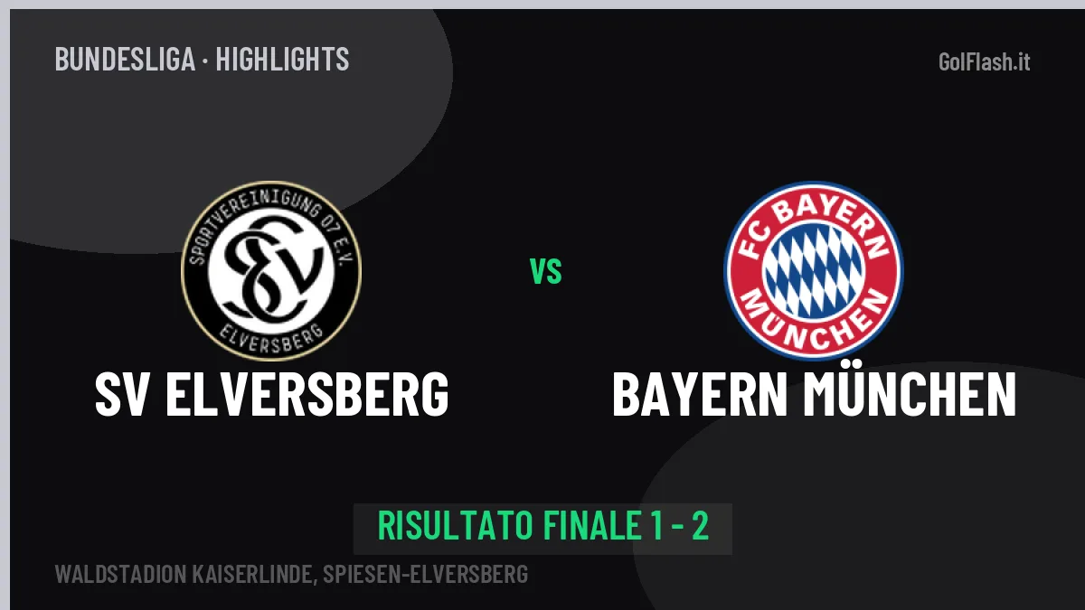 SV Elversberg-Bayern München, sintesi e gol: gli highlights di Bundesliga