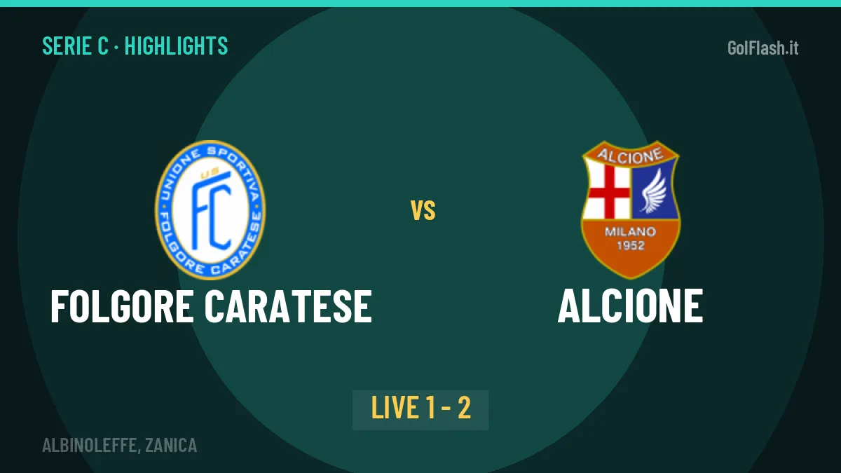 Folgore Caratese-Alcione: highlights, video, azioni e gol del match