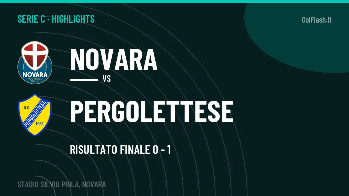 Video Novara-Pergolettese: highlights e gol della partita di Serie C