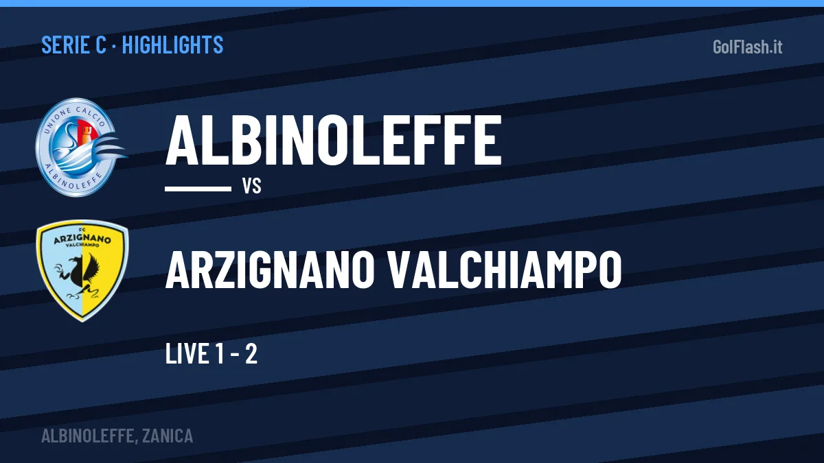 Highlights e gol Albinoleffe-Arzignano Valchiampo: la sintesi della 5ª giornata