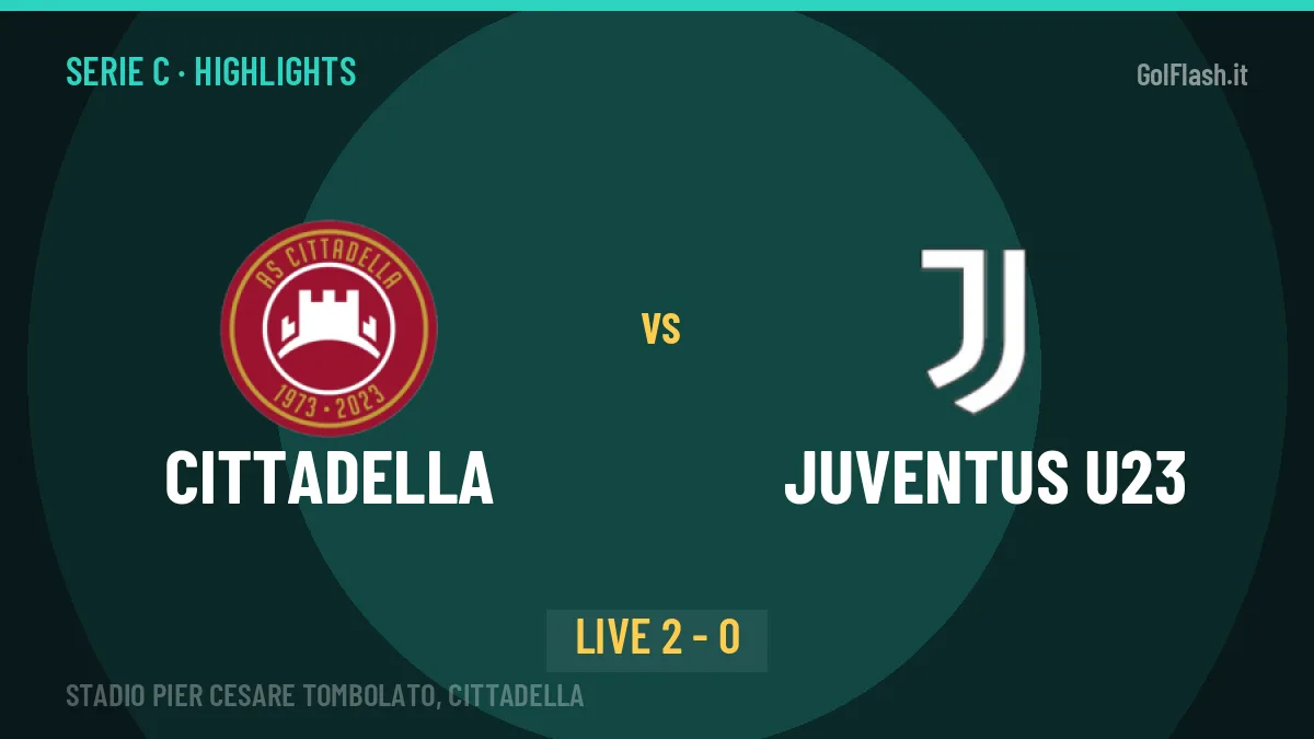 Cittadella-Juventus U23, sintesi e gol: gli highlights di Serie C