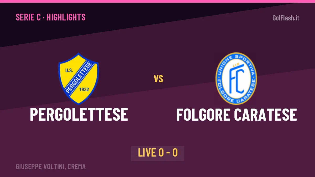 Pergolettese-Folgore Caratese, gli highlights: tutti i gol in video