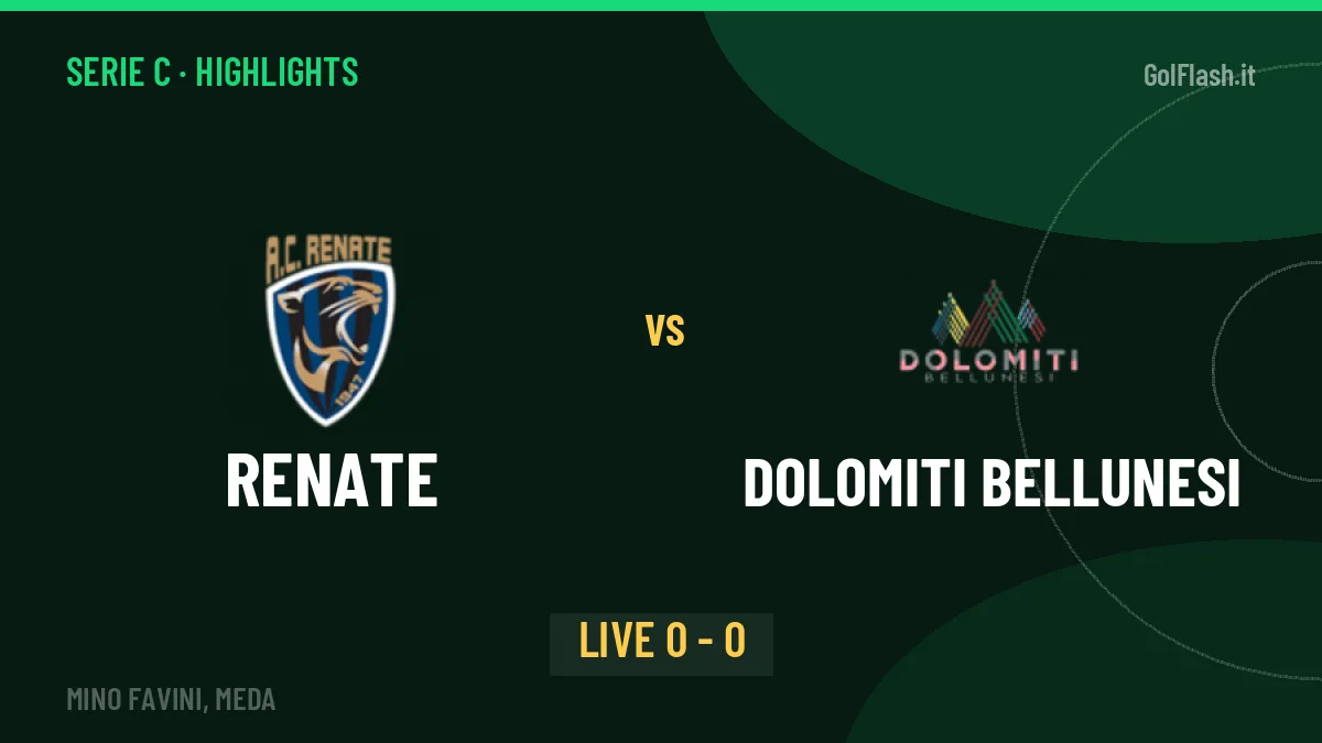 Renate-Dolomiti Bellunesi: il video degli highlights e il tabellino