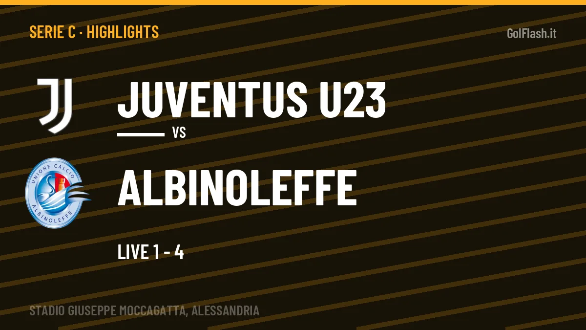 Rivedi Juventus U23-Albinoleffe: highlights, gol e momenti chiave della partita