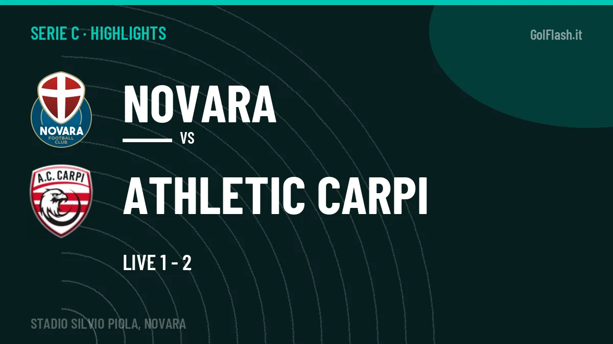 Highlights Serie C: Novara-Athletic Carpi in video