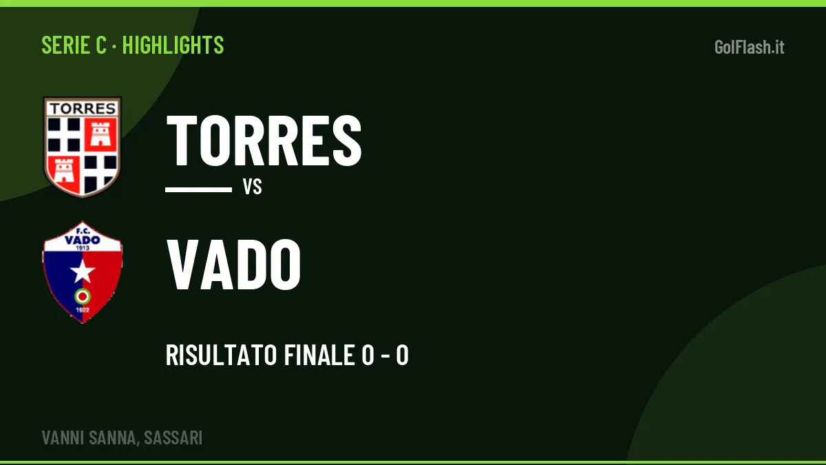 Highlights e gol Torres-Vado: la sintesi della 7ª giornata