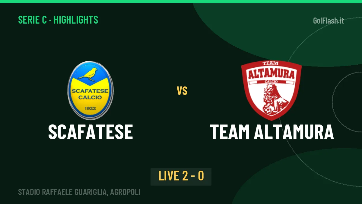Scafatese-Team Altamura: il video degli highlights e il tabellino