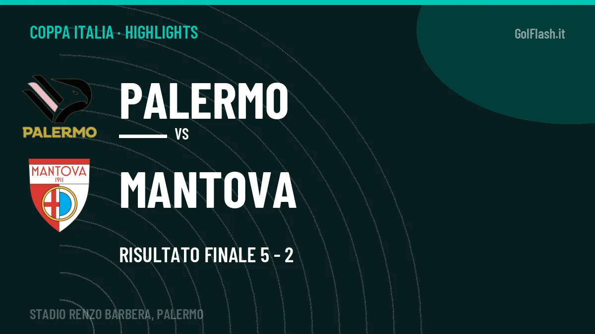 Rivedi Palermo-Mantova: highlights, gol e momenti chiave della partita