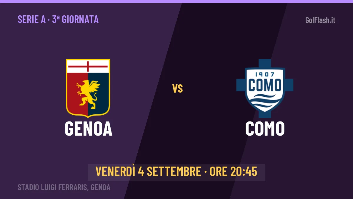 Genoa-Como: pronostico, quote e dove vedere il match in diretta