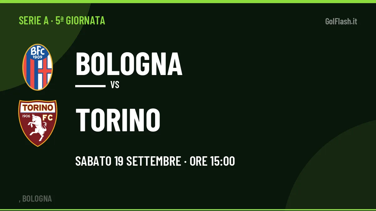 Bologna-Torino in TV: a che ora si gioca, dove vederla e probabili formazioni