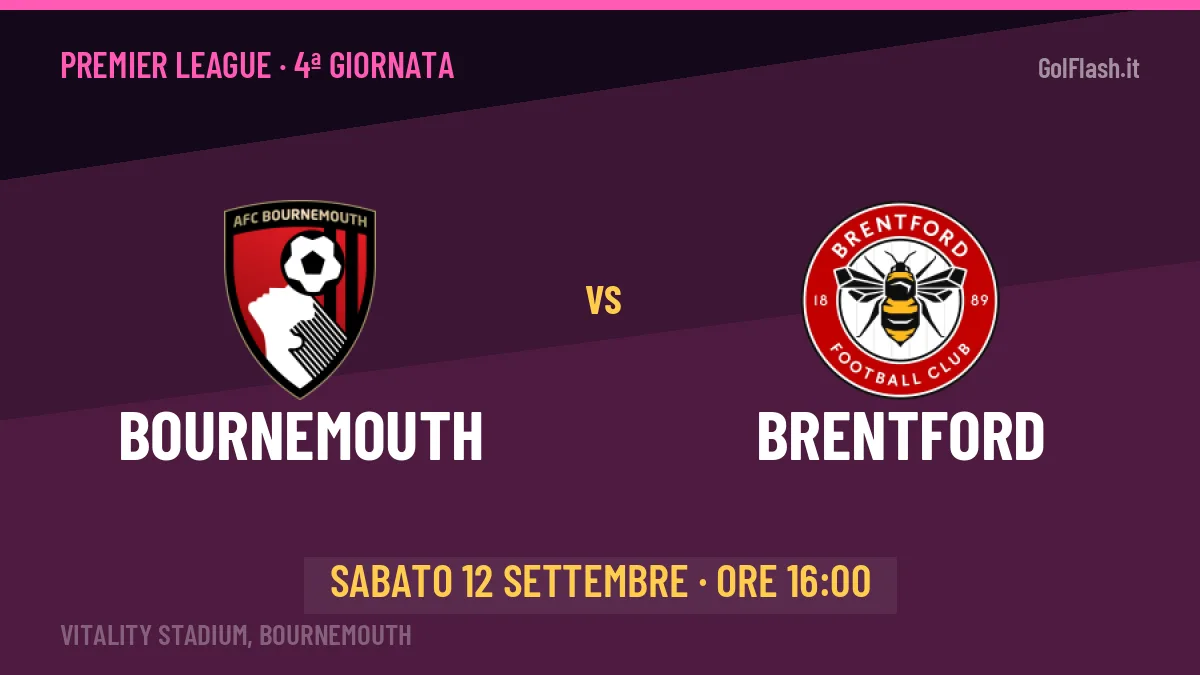 Probabili formazioni Bournemouth Brentford: chi gioca, quote e pronostico