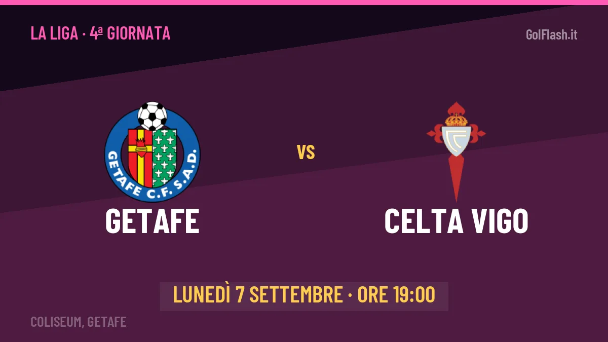 Pronostico Getafe Celta Vigo: quote, precedenti e come arrivano le due squadre