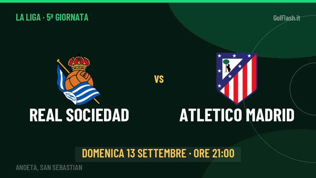 Pronostico Real Sociedad Atletico Madrid: quote, precedenti e come arrivano le due squadre