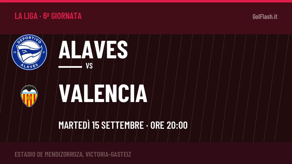Pronostico Alaves Valencia: quote, precedenti e come arrivano le due squadre