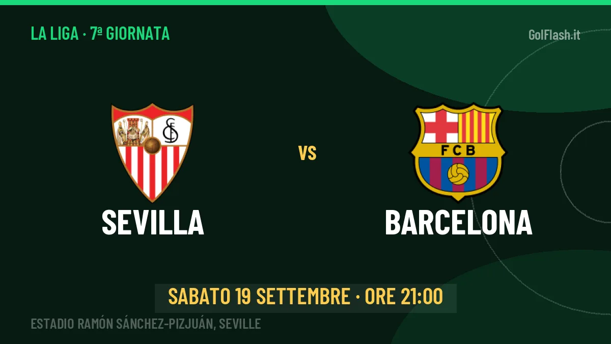 Sevilla-Barcelona in TV: a che ora si gioca, dove vederla e probabili formazioni