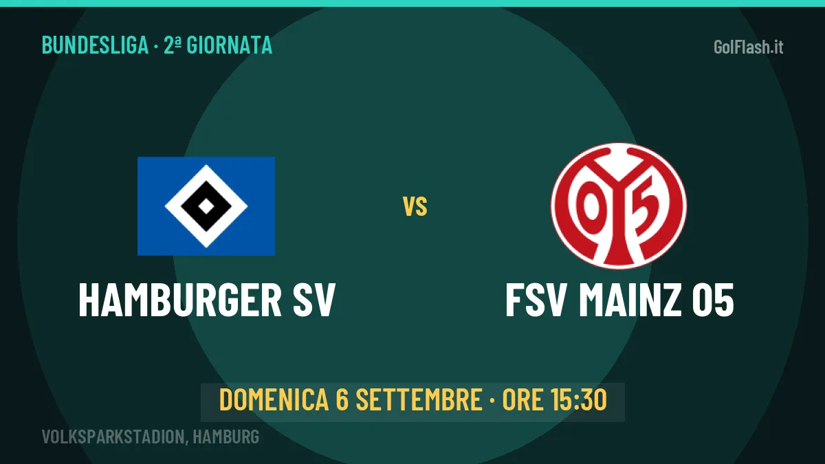 Pronostico Hamburger SV FSV Mainz 05: quote, precedenti e come arrivano le due squadre