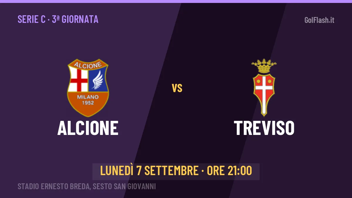 Alcione-Treviso Serie C 3ª giornata: orario, TV, streaming e probabili formazioni