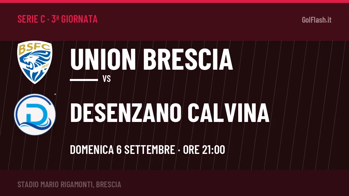 Pronostico Union Brescia Desenzano Calvina: quote, precedenti e come arrivano le due squadre