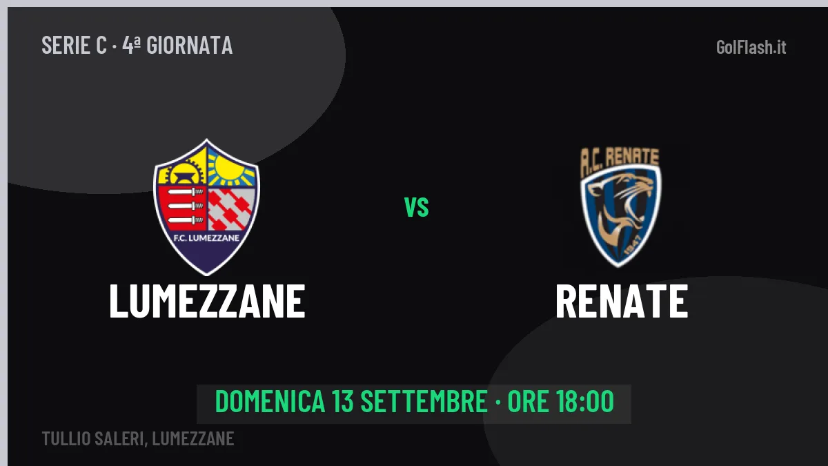 Dove vedere Lumezzane-Renate in TV e streaming: orario, canale e formazioni