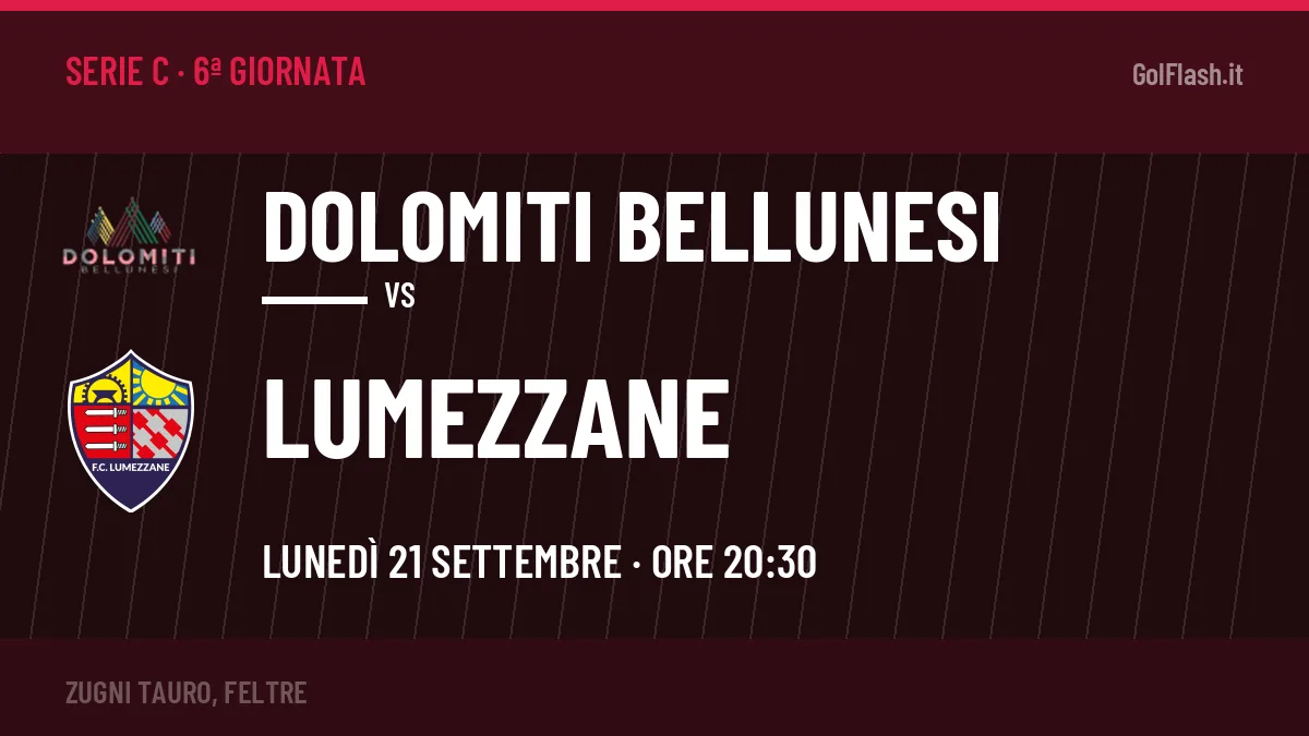 Dolomiti Bellunesi-Lumezzane: pronostico, quote e dove vedere il match in diretta
