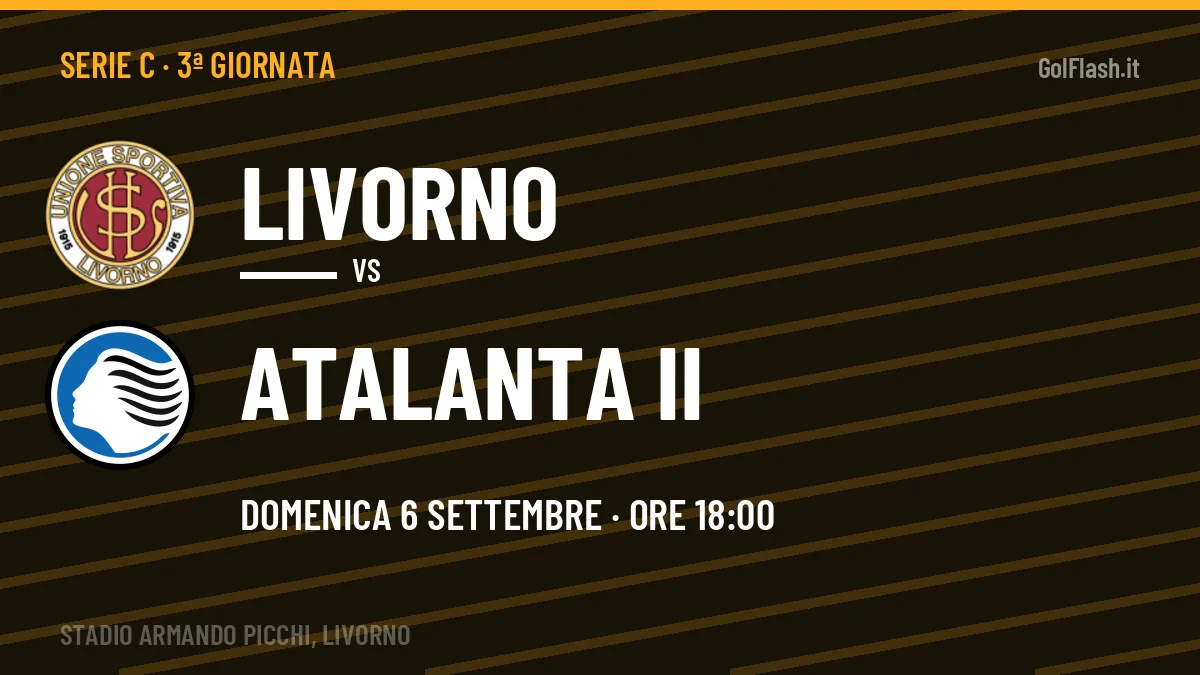 Pronostico Livorno Atalanta II: quote, precedenti e come arrivano le due squadre