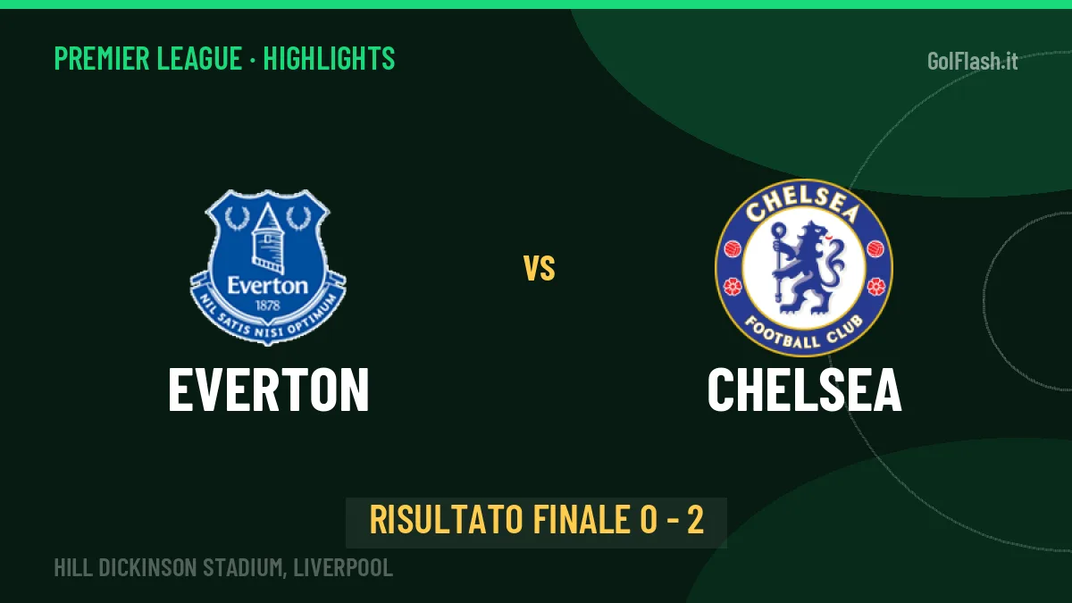 Everton-Chelsea, sintesi e gol: gli highlights di Premier League