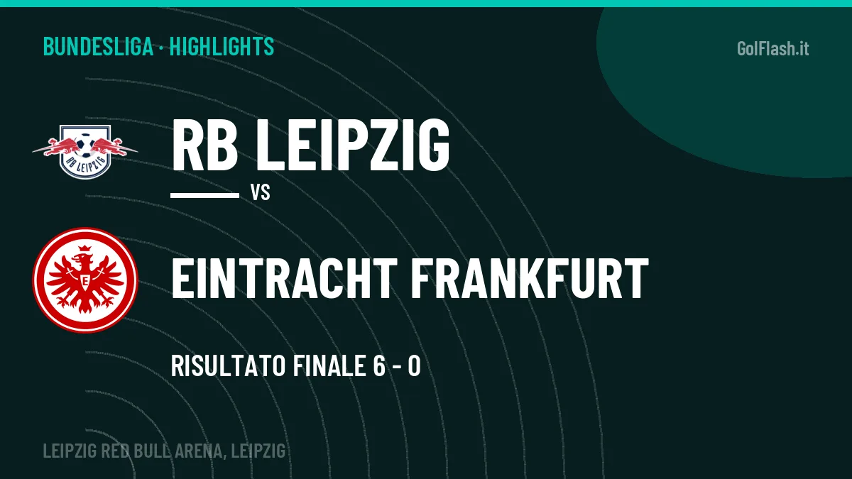 Rivedi RB Leipzig-Eintracht Frankfurt: highlights, gol e momenti chiave della partita