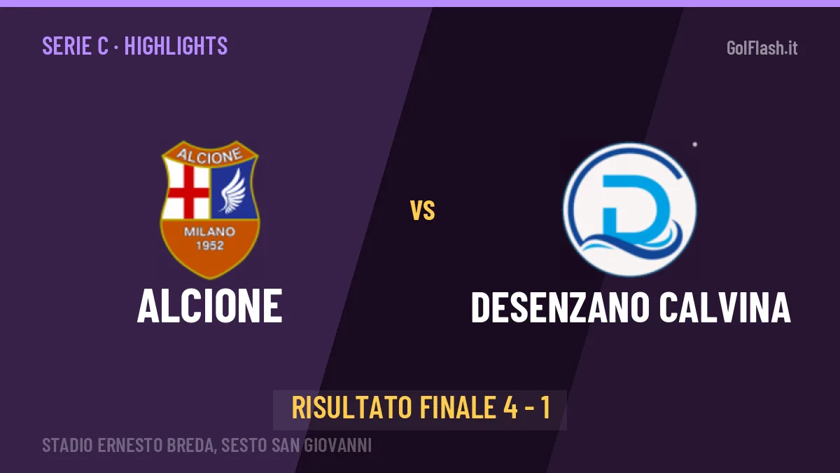 Alcione-Desenzano Calvina, sintesi e gol: gli highlights di Serie C