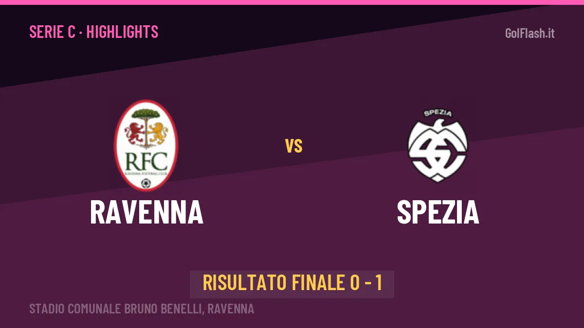 Ravenna-Spezia 0-1: highlights, video, azioni e gol del match