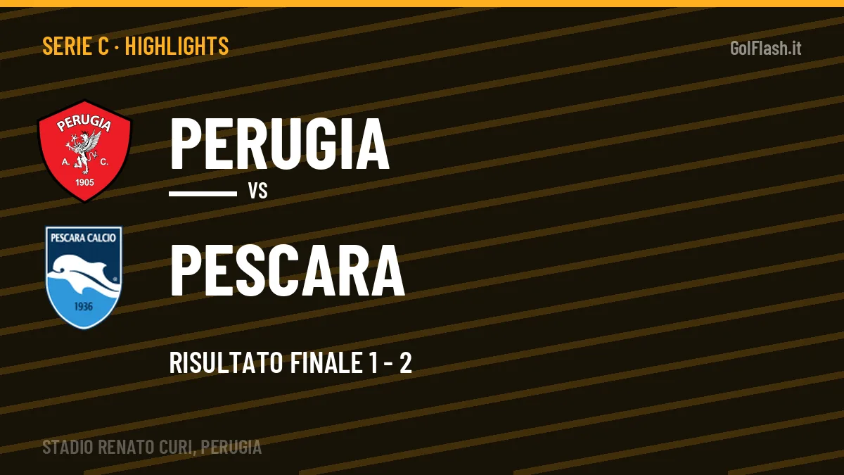 Highlights e gol Perugia-Pescara: la sintesi della 11ª giornata