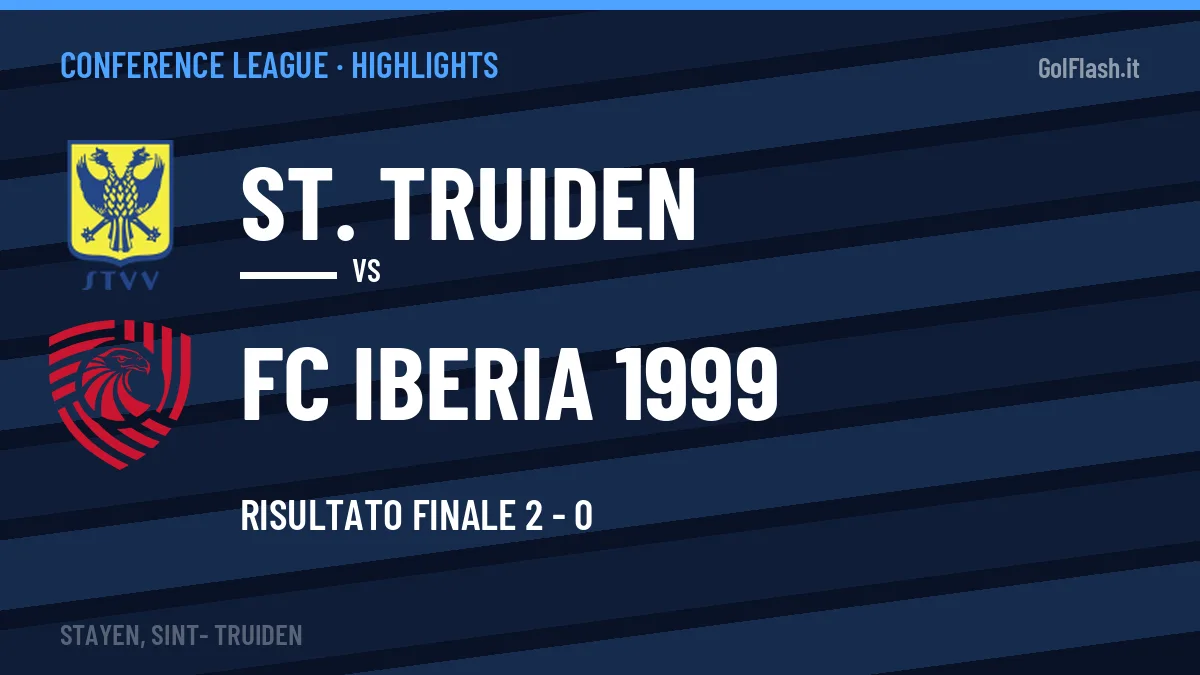 Highlights e gol St. Truiden-FC Iberia 1999: la sintesi della 1ª giornata