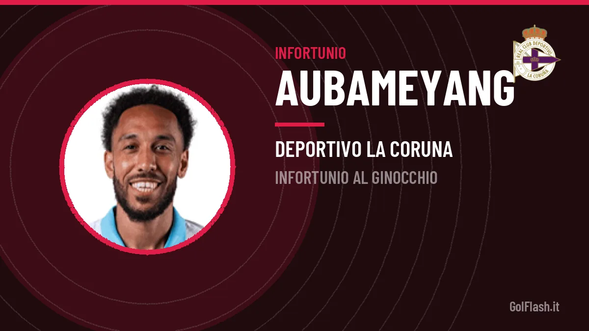 Aubameyang si ferma di nuovo: il quadro dell'infortunio