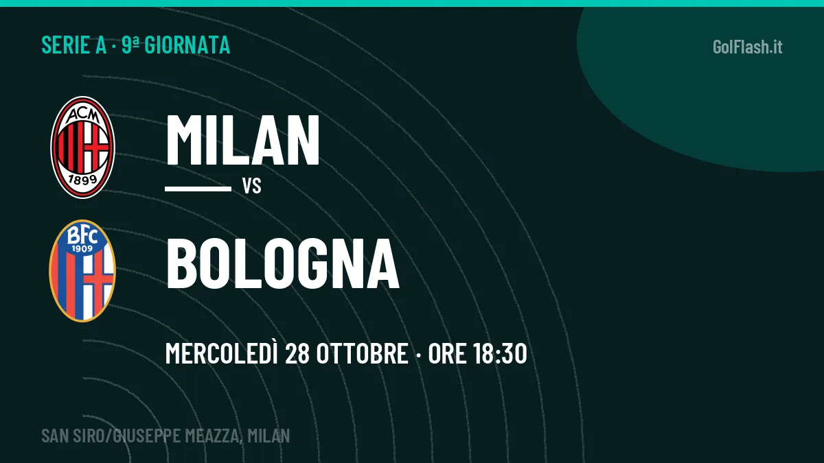Milan-Bologna, Serie A: probabili formazioni, quote e dove vedere la partita in TV e streaming