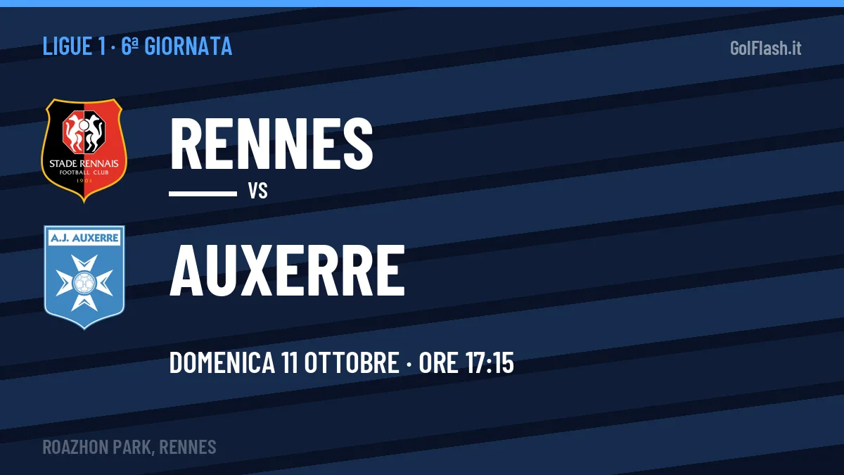 Rennes-Auxerre: pronostico, quote e dove vedere il match in diretta